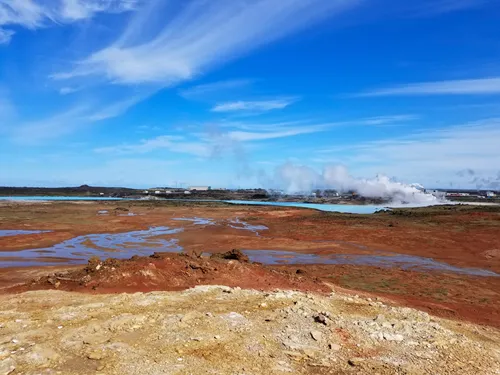 Gunnuhver Geothermal Area in the Reykjanes Peninsula of Iceland