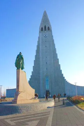 ICELAND Reykjavik. The Pearl thermaly heated storage & revolving restaurant  complex