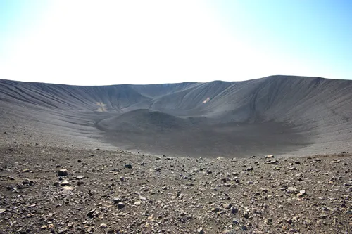 Hverfell crater in Iceland