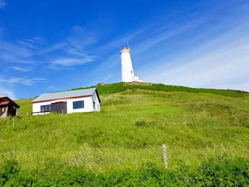 Reykjanes Lighthouse - Reykjanesviti in the Reykjanes Peninsula of Iceland