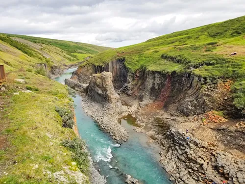 Stuðlagil Canyon in Iceland