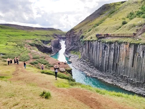 Stuðlagil Canyon in Iceland