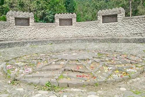 Calendario Solar in Peguche near Otavalo  outside Quito in Ecuador