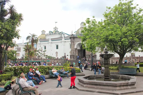 Catedral Metropolitana de Quito in Quito in Ecuador