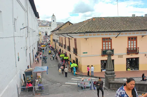 Iglesia de Nuestra Señora de La Merced in Quito in Ecuador