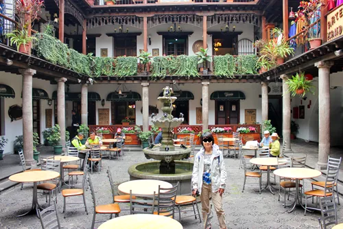 Palacio Arzobispal in Quito in Ecuador