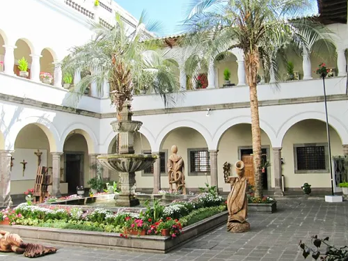 Palacio de Carondelet in Quito in Ecuador