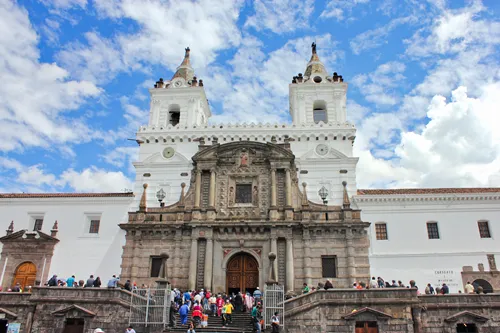 Iglesia de San Francisco in Quito in Ecuador