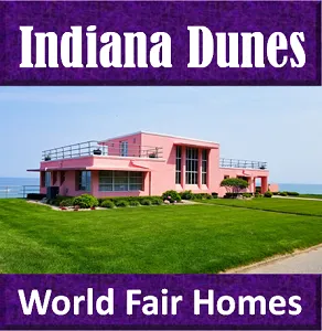 Backpack and Snorkel Indiana Dunes National Park World Fair Homes Travel Guide - Indiana Dunes World Fair Homes Purple Guide