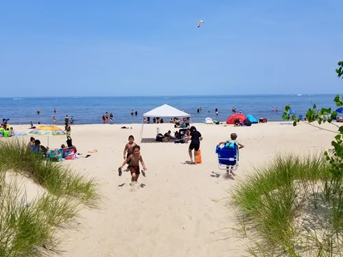 Marquette Beach in Indiana Dunes National Park