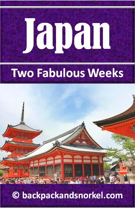 Backpack and Snorkel Japan Travel Guide - Japan Purple Travel Guide