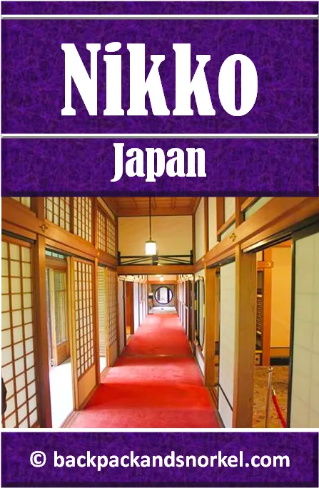 Backpack and Snorkel Nikko Travel Guide - Japan Purple Travel Guide