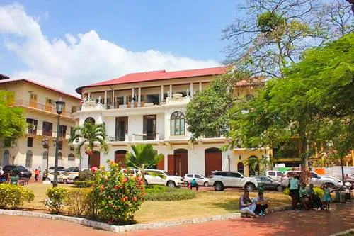 PLAZA HERRERA in Casco Viejo in Panama City, Panama