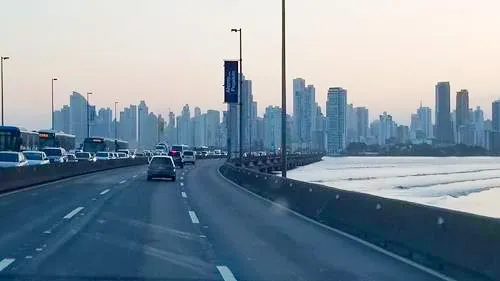 street view of Panama City, Panama