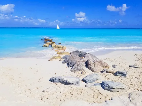 Sunset Beach in Providenciales, Turks and Caicos Islands