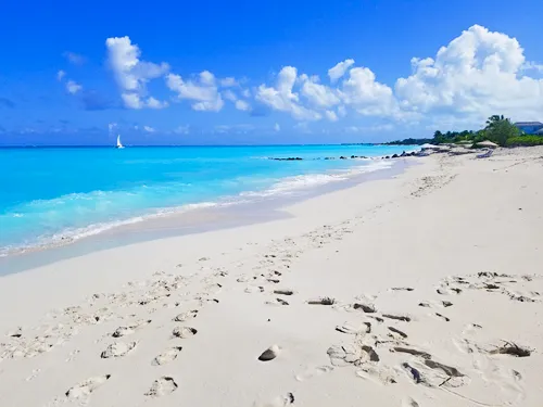 Sunset Beach in Providenciales, Turks and Caicos Islands