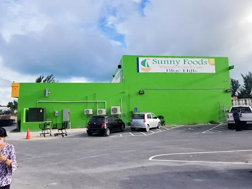 Sunny Food store in Providenciales, Turks and Caicos Islands