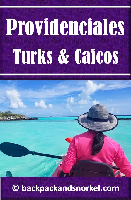 Backpack and Snorkel Providenciales, Turks and Caicos Islands Travel Guide - Providenciales Purple Travel Guide