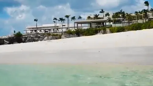 Barnes Bay Beach in Anguilla in the Caribbean