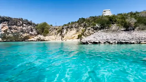 Little Bay Beach in Anguilla in the Caribbean