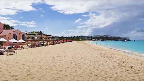 Meads Bay Beach in Anguilla in the Caribbean