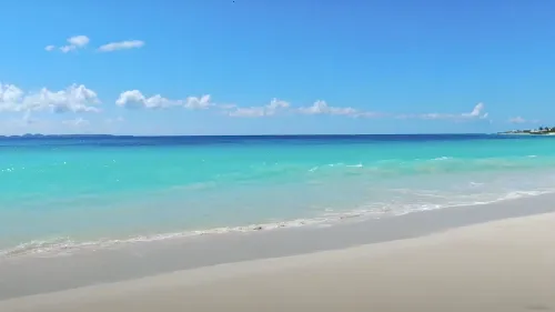 Rendezvous Bay Beach in Anguilla in the Caribbean