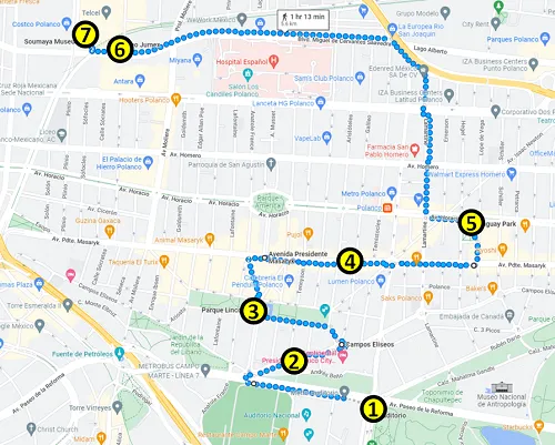 Polanco Walking Route + The 9 Best Things to Do in Polanco