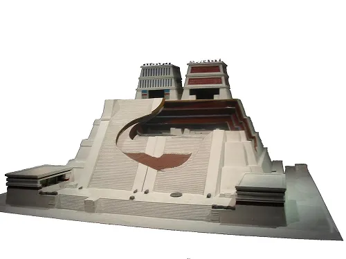 Schematic of Templo Mayor in Mexico City