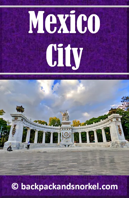 Backpack and Snorkel Mexico City Travel Guide - Mexico City Purple Guide