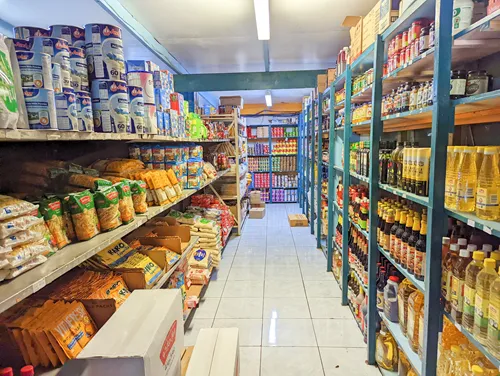 Neibaa's Supermart and Hardware in Aitutaki in the Cook Islands