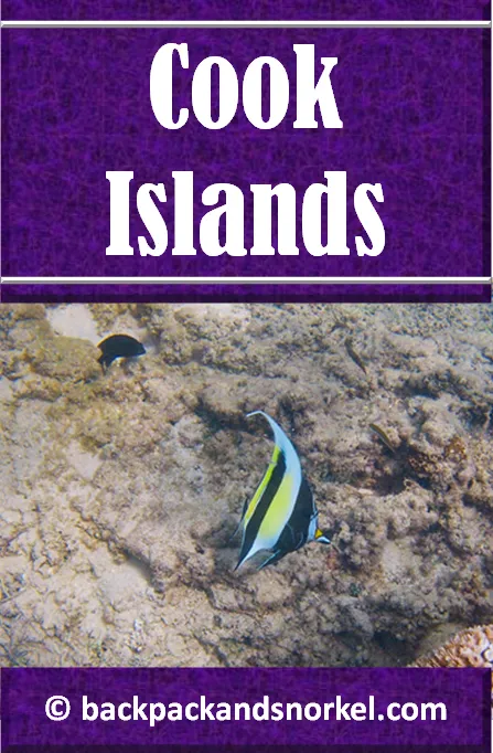 Backpack and Snorkel Cook Islands Travel Guide - Cook Islands Purple Travel Guide