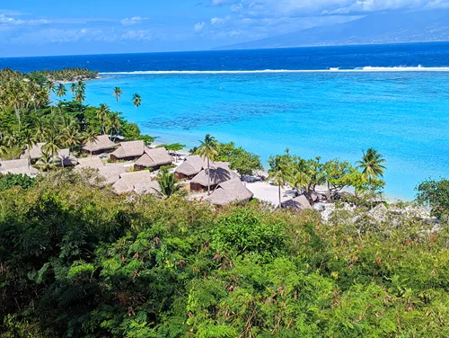 Toatea Lookout in Moorea in French Polynesia