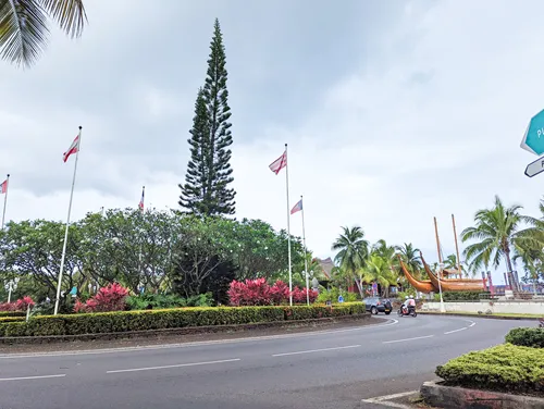 Paofai Gardens in Papeete on Tahiti in French Polynesia