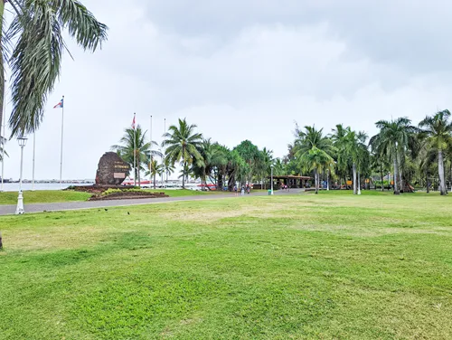 Paofai Gardens in Papeete on Tahiti in French Polynesia