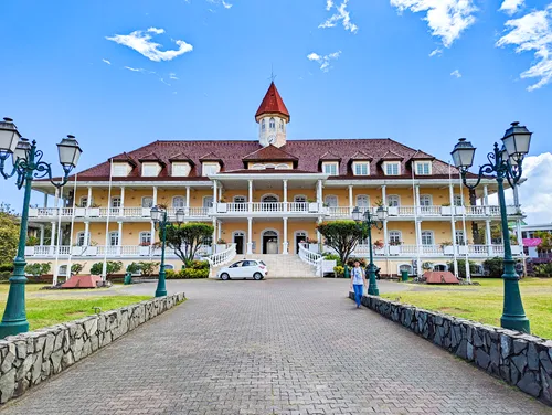Papeete Townhall (Mairie de Papeete) in Papeete on Tahiti in French Polynesia