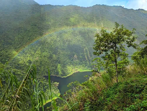 Papenoo Valley in Tahiti in French Polynesia