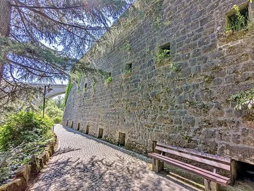 Walls outside of the Pétrusse Casemates in Luxembourgh City