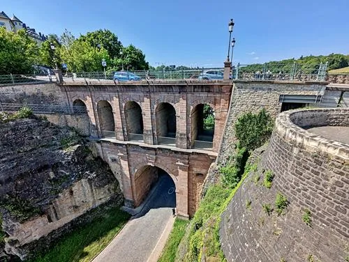 Pont du Château Bridge / Castel Bridge in Luxembourg City