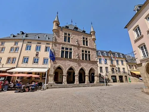 City Hall / former Palace of Justice (Denzelt) in Echternach, Luxembourg