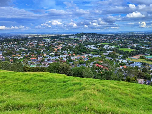 Mount Eden/Maungawhau in Auckland in New Zealand