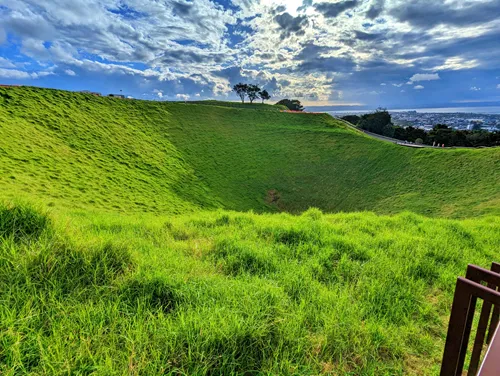 Mount Eden/Maungawhau in Auckland in New Zealand