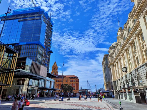 Queen Street in Auckland in New Zealand