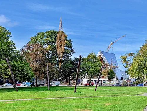 Latimer Square in Christchurch in New Zealand