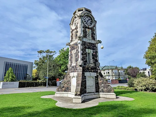 Edmonds Clock Tower in Christchurch in New Zealand