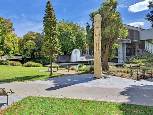 Victoria Square in Christchurch in New Zealand