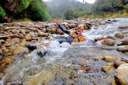 river rafting at Charleston GlowWorm Cave rafting Adventure in New Zealand