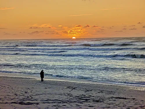 Hokitika Beach in New Zealand