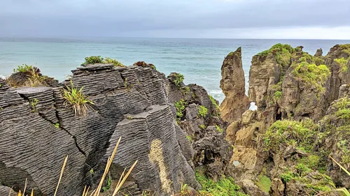 Punakaiki Pancake Rocks and Blowholes Walk in New Zealand