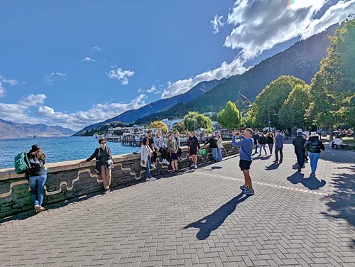 Queenstown Bay Beach in New Zealand