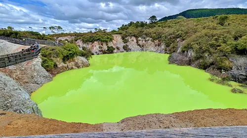 Wai-o-Tapu thermal area in New Zealand